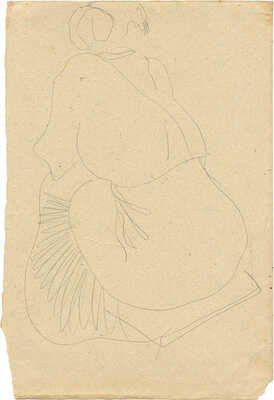 Лебедев Владимир Васильевич. Женщина сидящая со спины